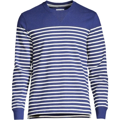 Lands' End Men's Long Sleeve Rugby Crew Tee 1 Lands' End Men's Long Sleeve Rugby Crew Tee