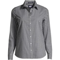 Lands' End Women's Tall No Iron Supima Cotton Long Sleeve Shirt