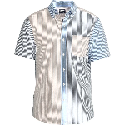 Lands' End Men's Traditional Fit Short Sleeve Seersucker Shirt 15 Lands' End Men's Traditional Fit Short Sleeve Seersucker Shirt - Image 15