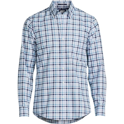 Lands' End Men's Tailored Fit No Iron Twill Long Sleeve Shirt 6 Lands' End Men's Tailored Fit No Iron Twill Long Sleeve Shirt - Image 6