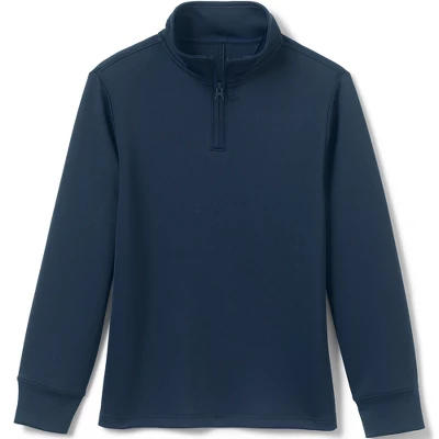 Lands' End Lands' End School Uniform Kids Quarter Zip Pullover 6 Lands' End Lands' End School Uniform Kids Quarter Zip Pullover - Image 6