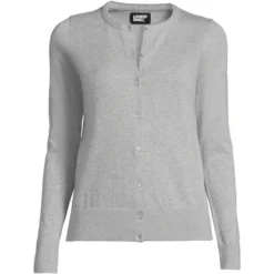 Lands' End Women's Tall Fine Gauge Cotton Cardigan Sweater -Lands' End Store GUEST 1c5e46f4 5b6b 4e9f b6fa fb748fbd80a1