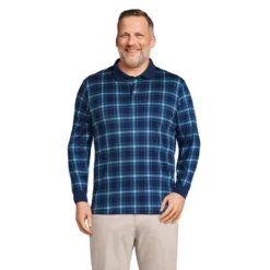 Lands' End Men's Long Sleeve Super Soft Supima Polo Shirt -Lands' End Store GUEST 1d2e49d4 ad22 43aa b007 9fcc0f36ffd4
