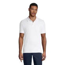 Lands' End School Uniform Men's Short Sleeve Tailored Fit Interlock Polo Shirt -Lands' End Store GUEST 1d3c3eb2 c434 405d bff4 4fbc8074fa3b