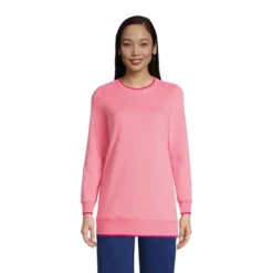 Lands' End Women's Serious Sweats Crewneck Long Sleeve Sweatshirt Tunic -Lands' End Store GUEST 1e37c3ab 7796 4f15 a878 d3fd0b8b24b5