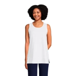 Lands' End Women's Slub Jersey Swing Tunic Tank -Lands' End Store GUEST 1e67a959 80c3 4f24 b8fe 2deea58a5e03