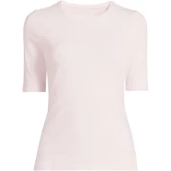 Lands' End Women's Elbow Sleeve Lightweight Jersey Crew Neck Top -Lands' End Store GUEST 1e7fa250 51f5 43a5 b811 eaa8f7fa9baa