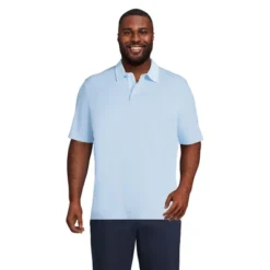 Lands' End Men's Seersucker Collar Comfort First Mesh Polo -Lands' End Store GUEST 1ec1130c ec97 4ccc bfa5 e8c1bd2599df