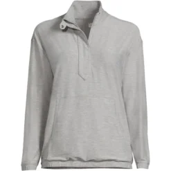 Lands' End Women's Long Sleeve Performance Zip Front Popover -Lands' End Store GUEST 20d2a231 3d55 4fb2 9da0 5e503cc5753a