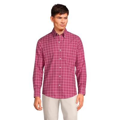Lands' End Men's Traditional Fit No Iron Twill Shirt 12 Lands' End Men's Traditional Fit No Iron Twill Shirt - Image 12