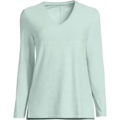 Lands' End Women's Long Sleeve Performance V-Neck Top -Lands' End Store GUEST 23289483 21df 44e6 8dad 0dcc99a1507b