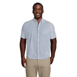 Lands' End Men's Traditional Fit Short Sleeve Essential Lightweight Poplin -Lands' End Store GUEST 23b84318 df82 4ced abe5 59926f614d69