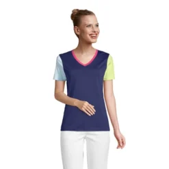 Lands' End Women's Tall Relaxed Supima Cotton Short Sleeve V-Neck T-Shirt -Lands' End Store GUEST 24a8fba0 212f 4023 a56a 50efdef3ec8e