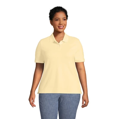 Lands' End Women's Mesh Cotton Short Sleeve Polo Shirt 15 Lands' End Women's Mesh Cotton Short Sleeve Polo Shirt - Image 15