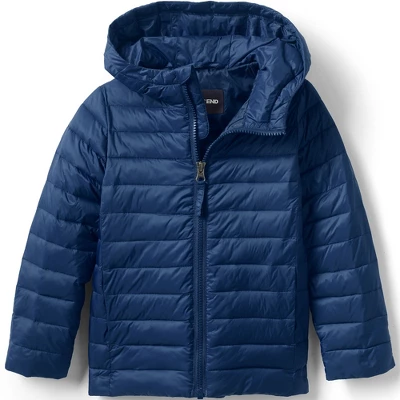 Lands' End Kids ThermoPlume Packable Hooded Jacket 3 Lands' End Kids ThermoPlume Packable Hooded Jacket - Image 3