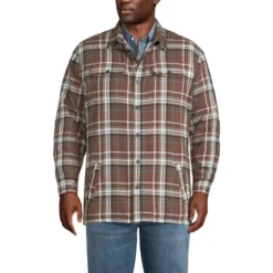 Lands' End Men's Traditional Fit High Pile Fleece Lined Flannel Shirt Jacket 8 Lands' End Men's Traditional Fit High Pile Fleece Lined Flannel Shirt Jacket -Lands' End Store GUEST 25ac9d55 430d 48dc b089 b6b821adc905