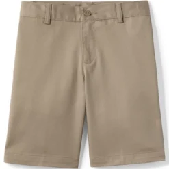 Lands' End School Uniform Boys Plain Front Blend Chino Shorts -Lands' End Store GUEST 26787964 b4f8 47a1 b07b b02f5516abae