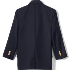 Lands' End School Uniform Boys Hopsack Blazer