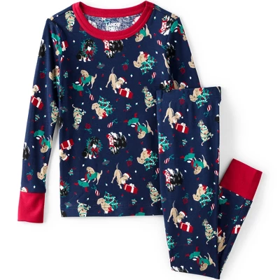 Lands' End Kids Pattern Snug Fit Pajama Set 6 Lands' End Kids Pattern Snug Fit Pajama Set - Image 6