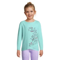 Lands' End Girls Graphic Tee Shirt