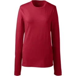 Lands' End School Uniform Women's Long Sleeve Essential T-shirt -Lands' End Store GUEST 292ae162 48d5 4b5a 8f15 ccdfaa581300