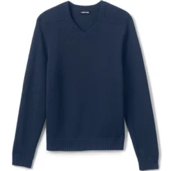 School Uniform Young Men's Cotton Modal V-neck Sweater -Lands' End Store GUEST 2939bb54 c83e 4194 b1d8 cb80b1fb69b0