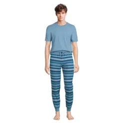 Lands' End Men's Knit Jersey Pajama Sleep Set -Lands' End Store GUEST 295f2170 c19b 4cab 9f0a aceb239c4264