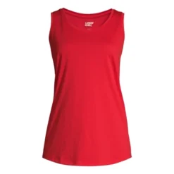 Lands' End Women's Supima Cotton Scoop Neck Tunic Tank Top -Lands' End Store GUEST 29b01ece 3f2f 4f21 af37 48e2de65c724