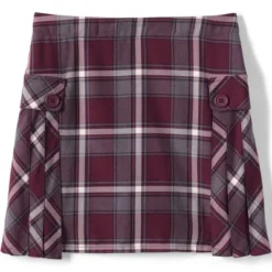 Lands' End School Uniform Girls Slim Side Pleat Plaid Skort Above Knee -Lands' End Store GUEST 2a2b6cbe 31c3 4999 9093 d968288ffa55