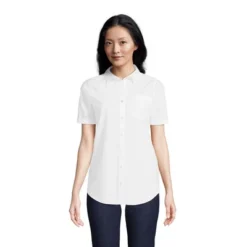 Lands' End Lands' End Women's Short Sleeve No Iron Shirt -Lands' End Store GUEST 2a34cb89 4c6e 4c33 809a fea80e002ab8