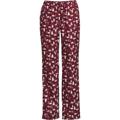 Lands' End Women's Print Flannel Pajama Pants 8 Lands' End Women's Print Flannel Pajama Pants - Image 8