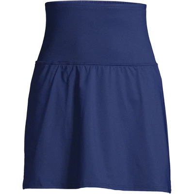 Lands' End Women's Tummy Control Ultra High Waisted Modest Swim Skirt Swim Bottoms 5 Lands' End Women's Tummy Control Ultra High Waisted Modest Swim Skirt Swim Bottoms - Image 5
