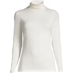 Lands' End Women's Lightweight Fitted Long Sleeve Turtleneck -Lands' End Store GUEST 2c2ebd9e 1460 4336 b7d3 cc34bba44f86