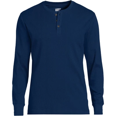 Lands' End Men's Knit Rib Pajama Henley 9 Lands' End Men's Knit Rib Pajama Henley - Image 9