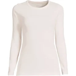 Lands' End Women's Tall All Cotton Long Sleeve Crewneck T-Shirt -Lands' End Store GUEST 2ccc6e77 d815 4076 bc36 04312a45fdb1 1