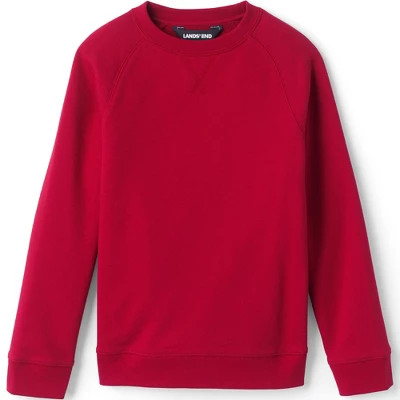 Lands' End School Uniform Kids Crew Sweatshirt 4 Lands' End School Uniform Kids Crew Sweatshirt - Image 4