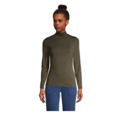 Lands' End Women's Lightweight Fitted Long Sleeve Turtleneck -Lands' End Store GUEST 2f97009d 1b74 4558 bdc9 d36f12f2faf9