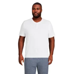 Lands' End Men's Short Sleeve Super-T Henley -Lands' End Store GUEST 2fd8356f aeaa 4fe9 8420 8a5c17c144ea