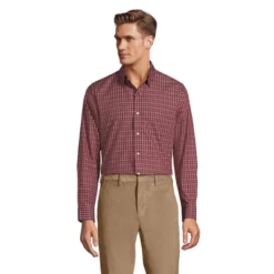 Lands' End Men's Solid No Iron Supima Pinpoint Straight Collar Dress Shirt 13 Lands' End Men's Solid No Iron Supima Pinpoint Straight Collar Dress Shirt -Lands' End Store GUEST 30d4dbc6 2ceb 48c0 9938 b058a335b674