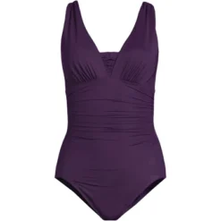 Lands' End Women's SlenderSuit Grecian Tummy Control Chlorine Resistant One Piece Swimsuit 17 Lands' End Women's SlenderSuit Grecian Tummy Control Chlorine Resistant One Piece Swimsuit -Lands' End Store GUEST 31004794 5055 4edb a393 8a361980a1a5 1