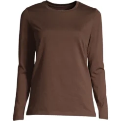 Lands' End Women's Tall Relaxed Supima Cotton Long Sleeve Crewneck T-Shirt 32 Lands' End Women's Tall Relaxed Supima Cotton Long Sleeve Crewneck T-Shirt -Lands' End Store GUEST 31568fb4 b5d7 40ac ac8b ace2456a8e7e 1