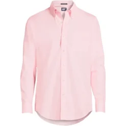Lands' End Men's Traditional Fit Solid No Iron Supima Pinpoint Buttondown Collar Dress Shirt -Lands' End Store GUEST 3166e67e 6431 4ce8 b64d a15eb7d051fe