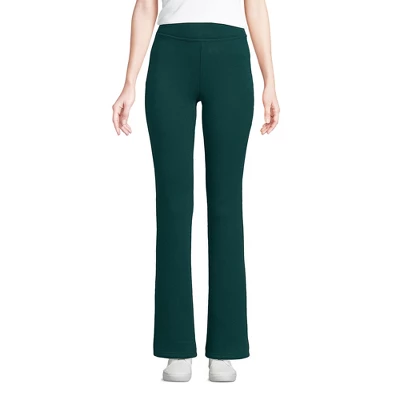 Lands' End Women's High Rise Serious Sweats Fleece Lined Pocket Bootcut Pants 2 Lands' End Women's High Rise Serious Sweats Fleece Lined Pocket Bootcut Pants - Image 2