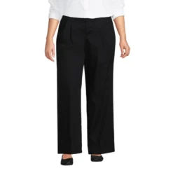 Lands' End Women's High Rise Crisp Poplin Chino Wide Leg Pants -Lands' End Store GUEST 3171eea3 192b 4c6f 9f2e 5d28446c1395