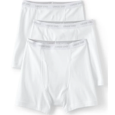 Lands' End Men's Knit Boxer Brief Mixed 3 Pack 3 Lands' End Men's Knit Boxer Brief Mixed 3 Pack - Image 3