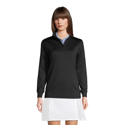 Lands' End Lands' End School Uniform Women's Quarter Zip Pullover
