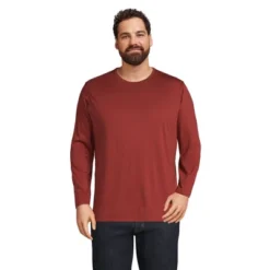 Lands' End Men's Long Sleeve Supima Tee -Lands' End Store GUEST 344ed3af 8a9b 469c 8067 8c412cfb244f