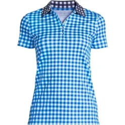 Lands' End Draper James X Lands' End Women's Short Sleeve Supima Polo Shirt
