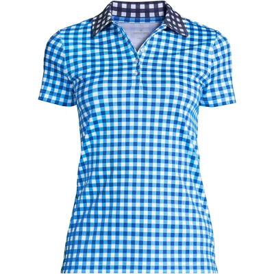 Lands' End Draper James X Lands' End Women's Short Sleeve Supima Polo Shirt 1 Lands' End Draper James X Lands' End Women's Short Sleeve Supima Polo Shirt