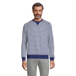 Lands' End Men's Serious Sweats French Terry Crewneck Sweatshirt -Lands' End Store GUEST 35838327 94b9 4003 af2d a116887d8187